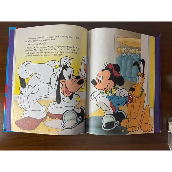 Vtg 1997 Disney's colors, colors everywhere! Read And Grow Library Vol 3 Pluto - Picture 3 of 5